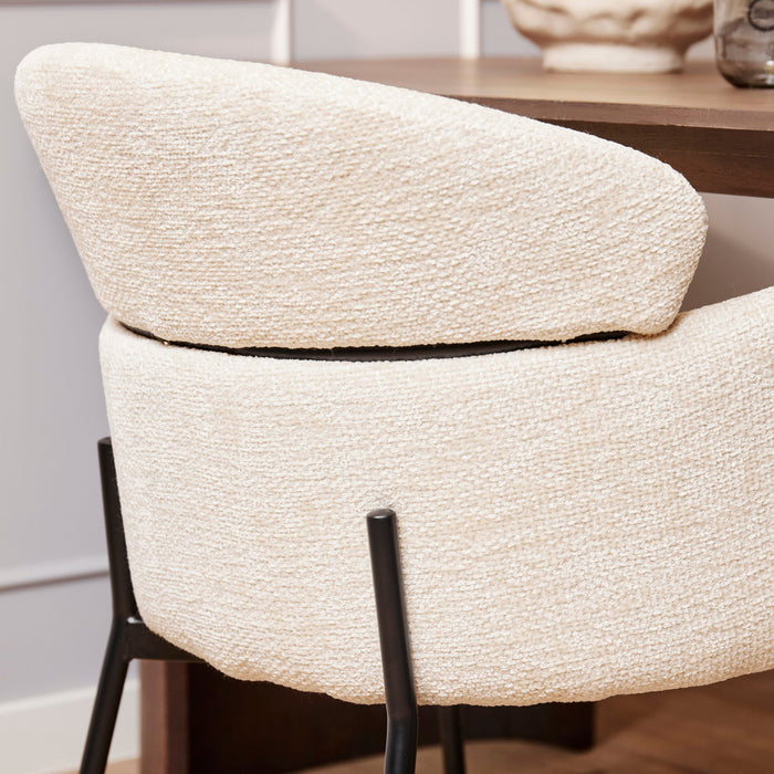 STARFURN Eetkamerstoel Otis Wit 57x60.5x85 cm-Eetkamerstoelen-Starfurn