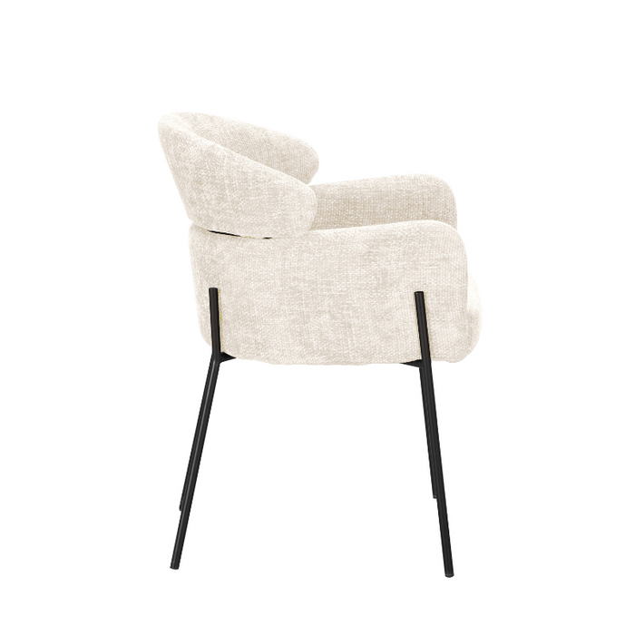 STARFURN Eetkamerstoel Otis Wit 57x60.5x85 cm-Eetkamerstoelen-Starfurn
