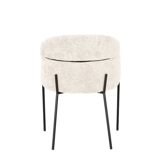 STARFURN Eetkamerstoel Otis Wit 57x60.5x85 cm-Eetkamerstoelen-Starfurn