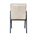 STARFURN Eetkamerstoel Tivoli Bull Beige Met armleuning 52x56x88 cm-Eetkamerstoelen-Starfurn