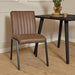 STARFURN Eetkamerstoel Tivoli Bull Bruin 52x56x88 cm-Eetkamerstoelen-Starfurn