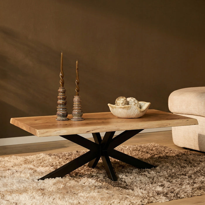STARFURN Eettafel Boomstam salontafel Live Edge 120x60 cm