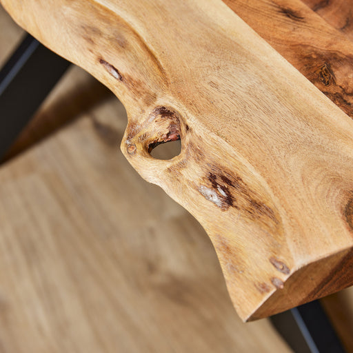 STARFURN Eettafel Boomstamtafel Live Edge 200 cm 200x100x76 cm-Eettafels-Starfurn