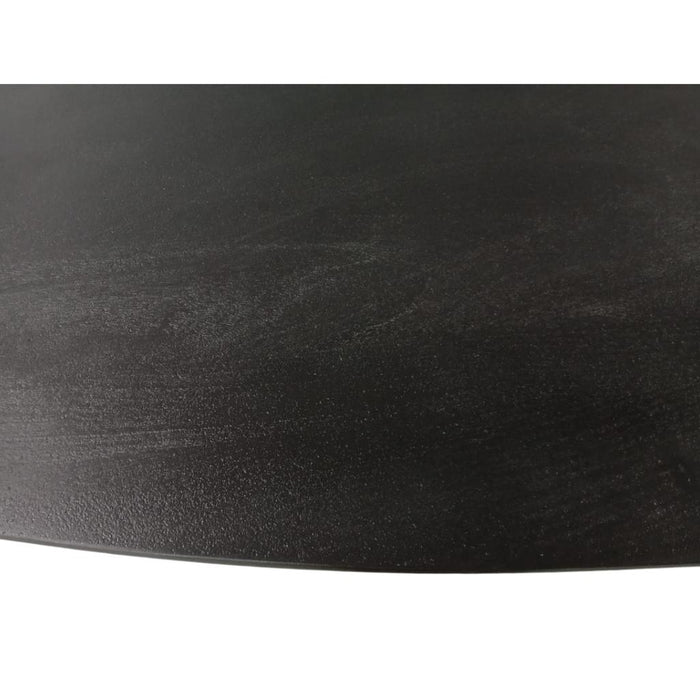 STARFURN Eettafel Brandy Zwart 180 cm Ovaal 180x90x76 cm-Eettafels-Starfurn