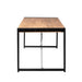 STARFURN Eettafel Britt Mangohout Naturel 160x80-Eettafels-Starfurn