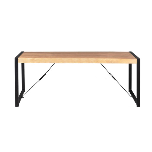 STARFURN Eettafel Britt Mangohout Naturel 200x90-Eettafels-Starfurn