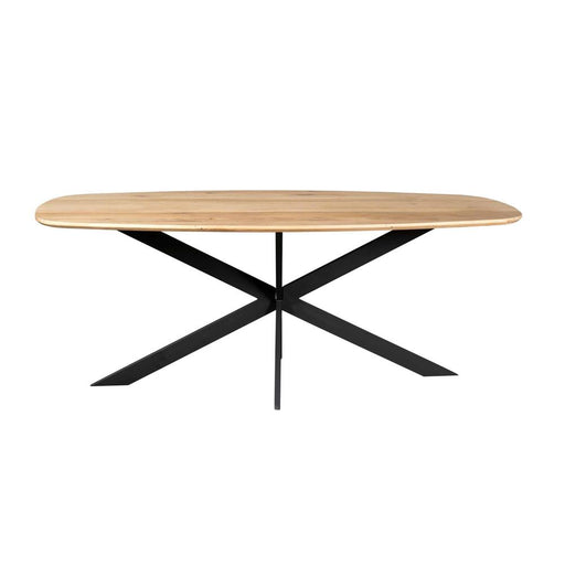STARFURN Eettafel Eiken eettafel Ferris Deens Ovaal 180 cm Naturel-Eettafels-Starfurn