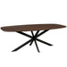 STARFURN Eettafel Eiken eettafel Ferris Deens Ovaal 200 cm Bruin-Eettafels-Starfurn