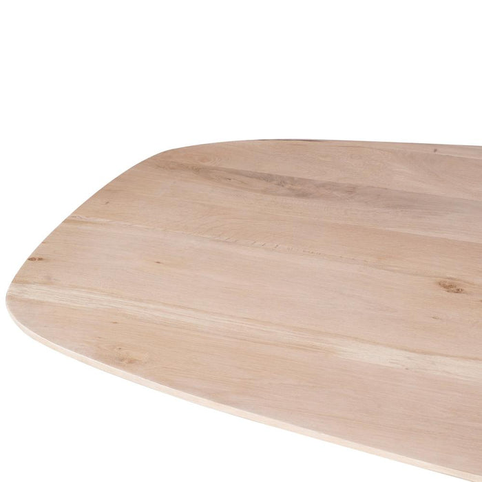 STARFURN Eettafel Eiken eettafel Ferris Deens Ovaal 200 cm Naturel-Eettafels-Starfurn