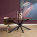 STARFURN Eettafel Eiken eettafel Ferris Ovaal 210 cm Bruin 210x100x76 cm-Eettafels-Starfurn