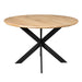 STARFURN Eettafel Eiken eettafel Ferris Rond 130 cm Naturel 130x130x76 cm-Eettafels-Starfurn