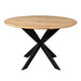 STARFURN Eettafel Eiken eettafel Ferris Rond 130 cm Naturel 130x130x76 cm-Eettafels-Starfurn