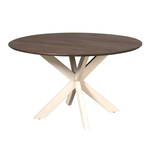 STARFURN Eettafel Madison Bruin 150 cm Poot Zand 150x150x76 cm-Eettafels-Starfurn