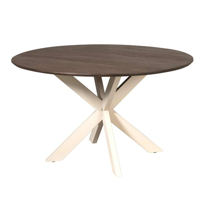 STARFURN Eettafel Madison Bruin 150 cm Poot Zand 150x150x76 cm-Eettafels-Starfurn