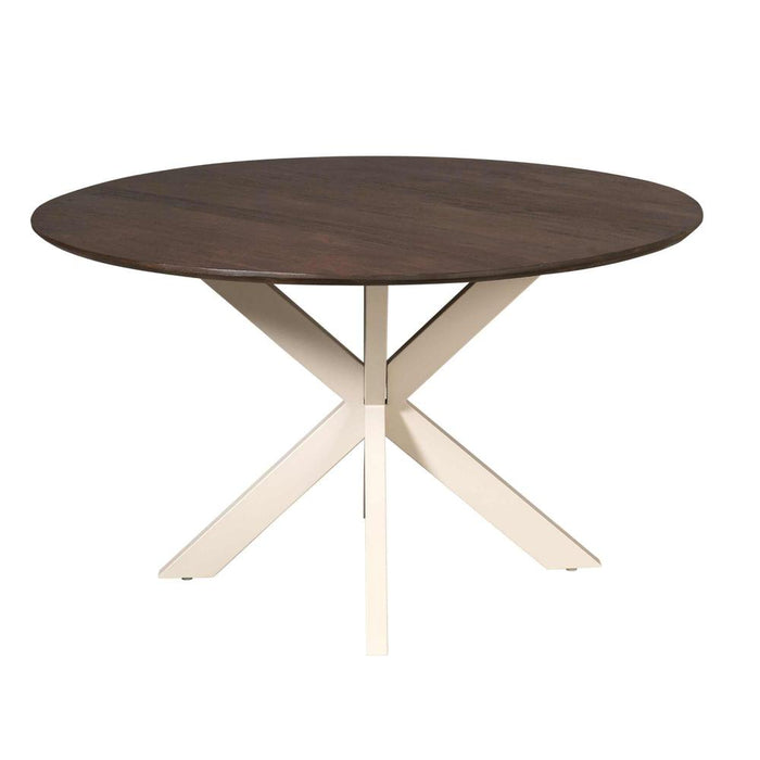 STARFURN Eettafel Madison Bruin 150 cm Poot Zand 150x150x76 cm-Eettafels-Starfurn