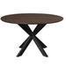 STARFURN Eettafel Madison Bruin 150 cm Poot Zwart 150x150x76 cm-Eettafels-Starfurn