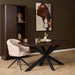 STARFURN Eettafel Madison Bruin 160 cm Deens Ovaal Poot Zwart 160x90x76 cm-Eettafels-Starfurn