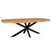 STARFURN Eettafel Madison Naturel 200 cm Deens ovaal 200x100x76 cm-Eettafels-Starfurn