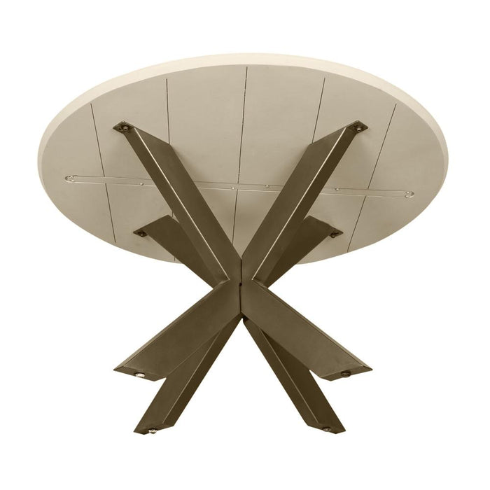 STARFURN Eettafel Madison Zand 130 cm 130x130x76 cm-Eettafels-Starfurn