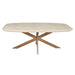 STARFURN Eettafel Madison Zand 200 cm Deens Ovaal 200x100x76 cm-Eettafels-Starfurn