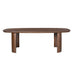 STARFURN Eettafel Maré Bruin 200 cm 200x100x76 cm-Eettafels-Starfurn