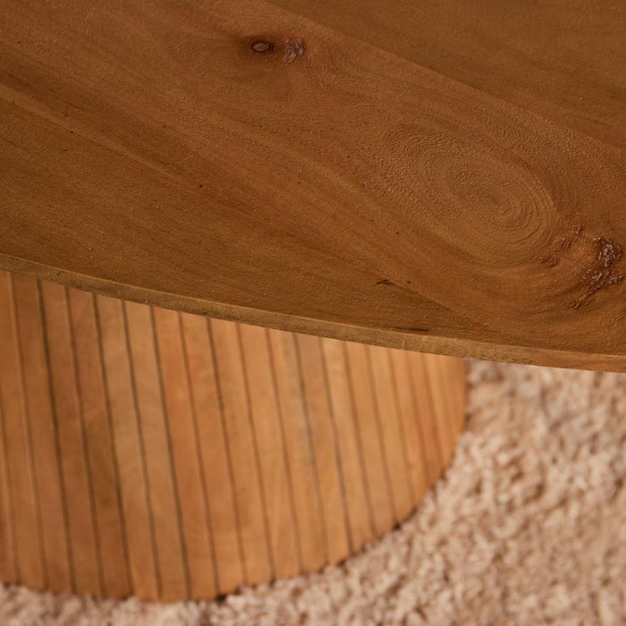STARFURN Eettafel Solana 210 cm Naturel Ovaal 210x110x76 cm-Eettafels-Starfurn