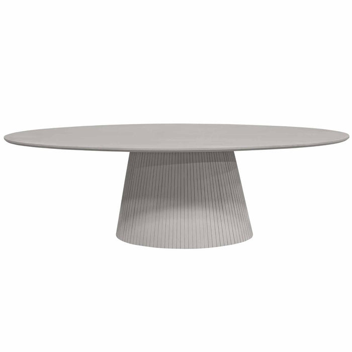 STARFURN Eettafel Solana 210 cm Ovaal Taupe 210x110x76 cm-Eettafels-Starfurn