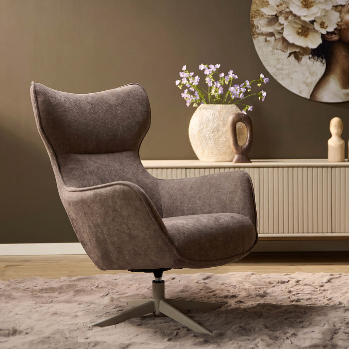 STARFURN Fauteuil Julia | Brown-Fauteuils-Starfurn