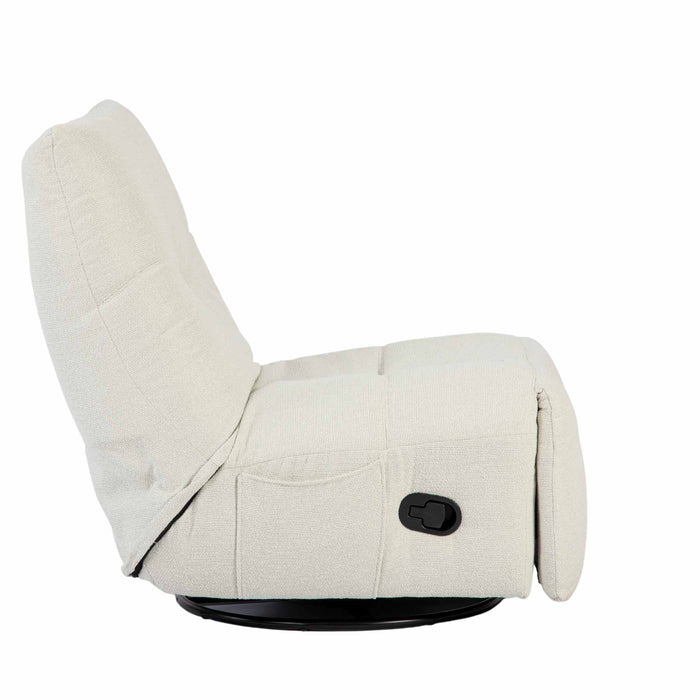 STARFURN Fauteuil Relaxfauteuil Lazy Naturel 78x97x90 cm-Fauteuils-Starfurn