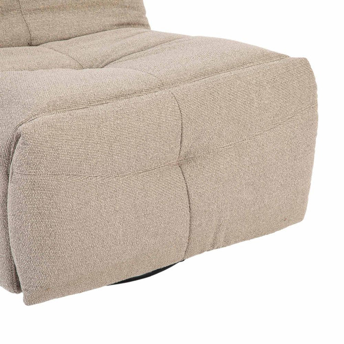 STARFURN Fauteuil Relaxfauteuil Lazy Taupe 78x97x90 cm-Fauteuils-Starfurn
