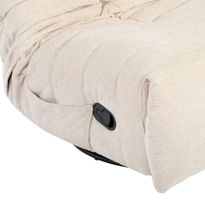 STARFURN Fauteuil Relaxfauteuil Zen Taupe 78x97x90 cm