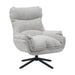 STARFURN Fauteuil Vera Wit Metaal 115 cm 115x83x59 cm-Fauteuils-Starfurn