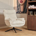 STARFURN Fauteuil Vera Wit Metaal 115 cm 115x83x59 cm-Fauteuils-Starfurn
