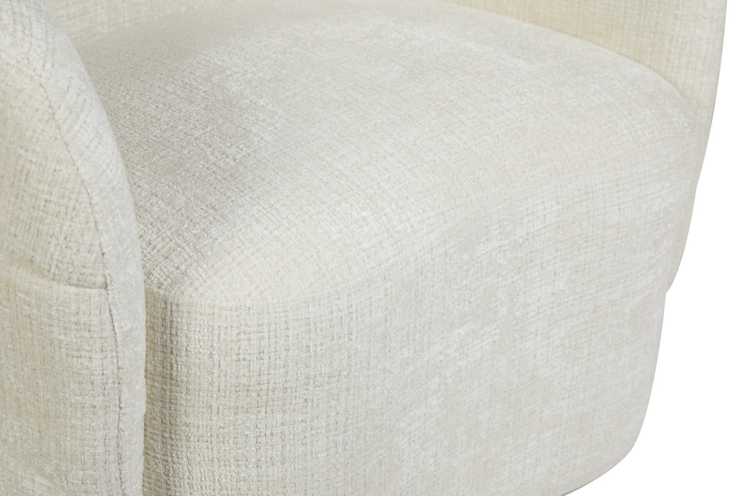 STARFURN Fauteuil Yara Off Wit 85x83x80 cm