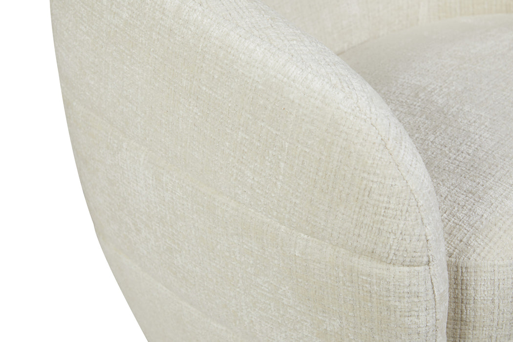 STARFURN Fauteuil Yara Off Wit 85x83x80 cm