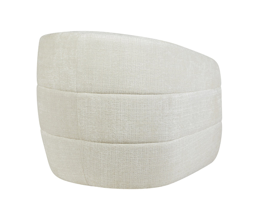 STARFURN Fauteuil Yara Off Wit 85x83x80 cm