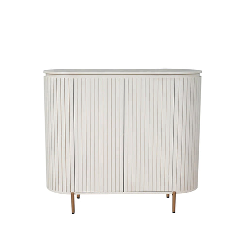 STARFURN Kabinet kast Solana Zand Mangohout 115 cm-Dressoirs-Starfurn