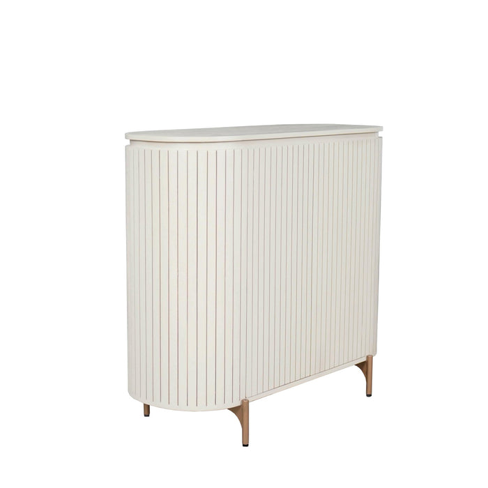 STARFURN Kabinet kast Solana Zand Mangohout 115 cm-Dressoirs-Starfurn