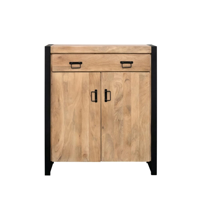 STARFURN Kabinetkast Britt Mangohout Naturel 100cm-Opbergkasten-Starfurn