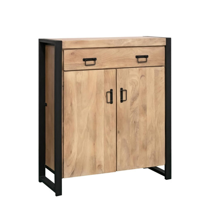STARFURN Kabinetkast Britt Mangohout Naturel 100cm-Opbergkasten-Starfurn