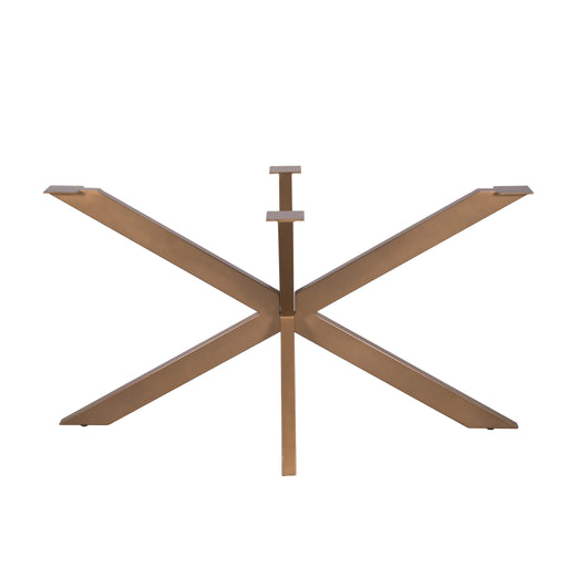 STARFURN Matrixpoot Brons Ovaal/Rechthoek 140 cm Koker 4x8 cm-Tafelpoten-Starfurn