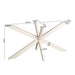 STARFURN Matrixpoot Zand Ovaal/Rechthoek 140 cm Koker 4x8 cm-Tafelpoten-Starfurn
