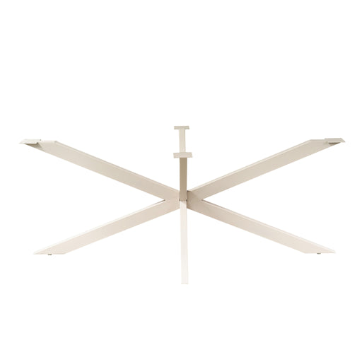 STARFURN Matrixpoot Zand Ovaal/Rechthoek 190 cm Koker 4x8 cm-Tafelpoten-Starfurn