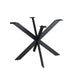 STARFURN Matrixpoot Zwart Rond Koker 2,5x7,5 cm-Tafelpoten-Starfurn