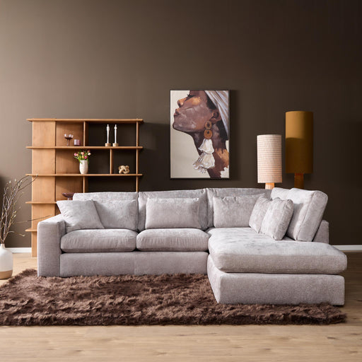 STARFURN My Sofa Jesse | 2,5 zits + Divan Rechts | Beige-Banken-Starfurn