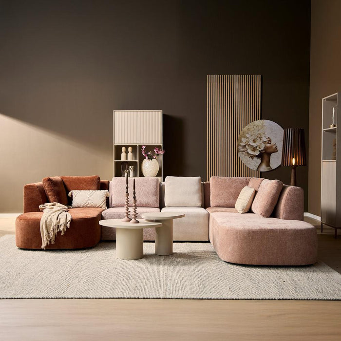 STARFURN MySofa 1-zitsbank Blocks 100%pes Beige 335x230x80 cm-3-Zitsbanken-Starfurn