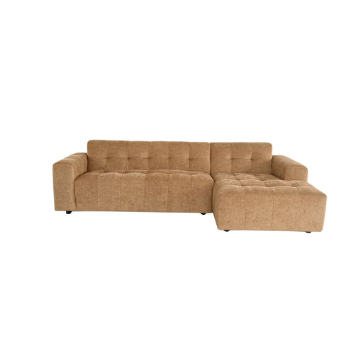 STARFURN MySofa Ruby Hoekbank Camel 2,5 zits AL + Lounge R-Banken-Starfurn
