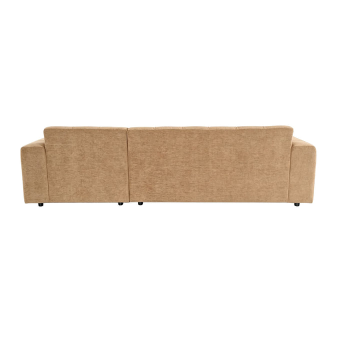 STARFURN MySofa Ruby Hoekbank Camel 2,5 zits AL + Lounge R-Banken-Starfurn