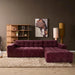 STARFURN MySofa Ruby Hoekbank Paars 2,5 zits AL + Lounge R-Banken-Starfurn