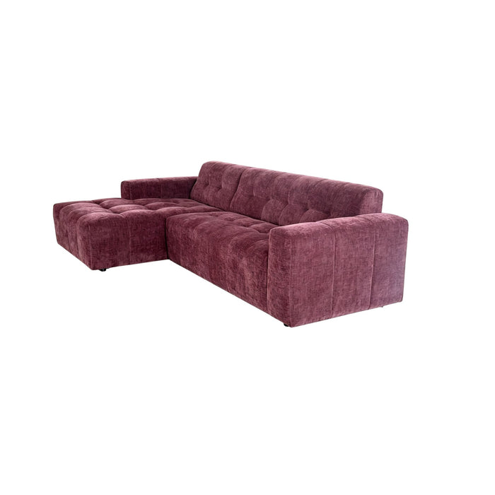 STARFURN MySofa Ruby Hoekbank Paars Lounge L + 2,5 zits AR-Banken-Starfurn